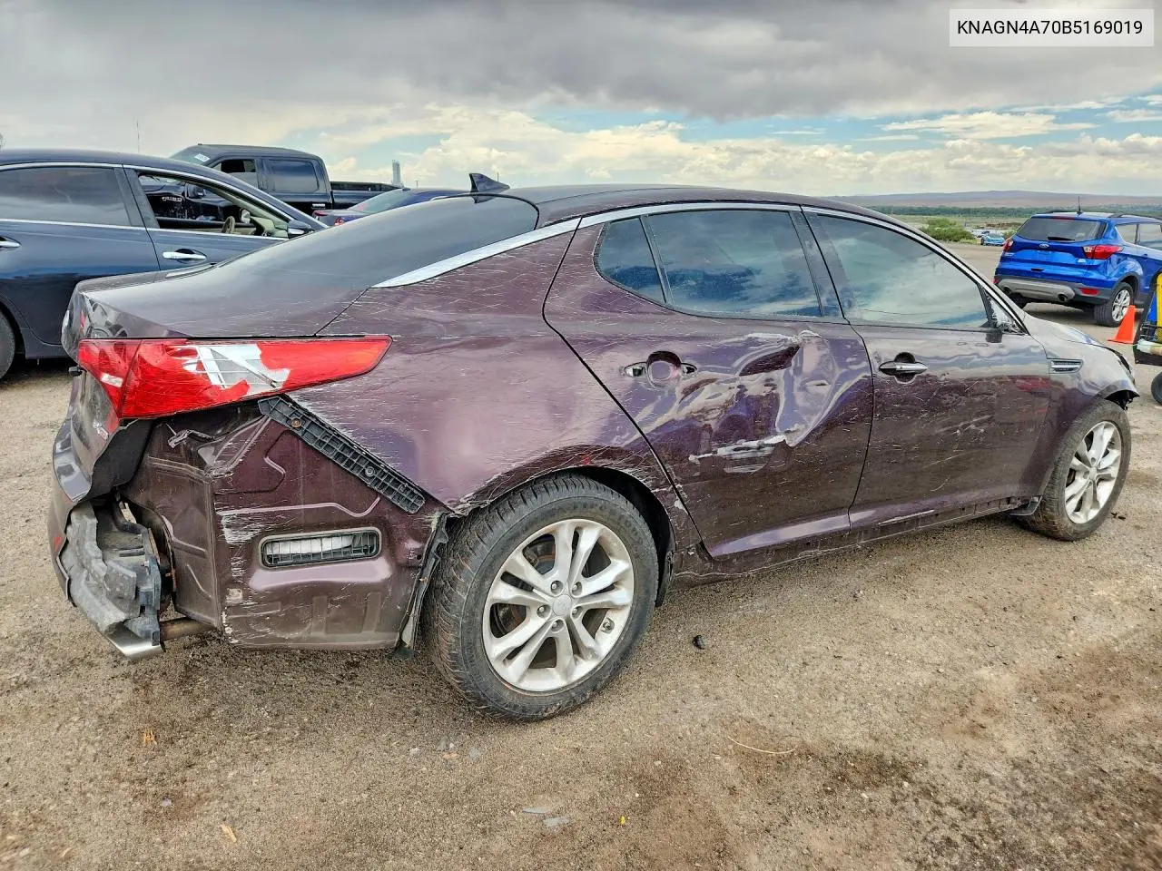 2011 Kia Optima Ex VIN: KNAGN4A70B5169019 Lot: 61537006