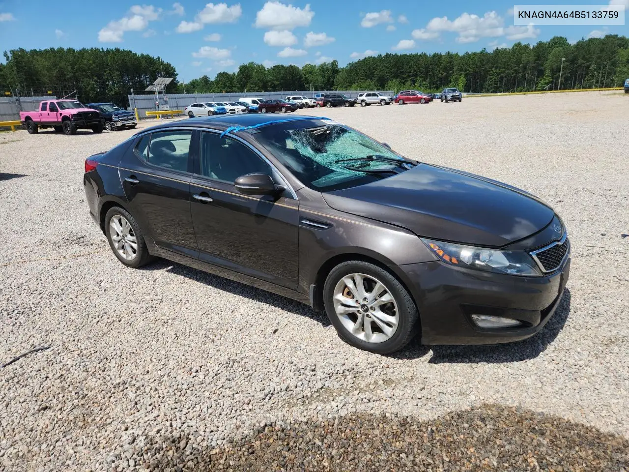 2011 Kia Optima Ex Turbo VIN: KNAGN4A64B5133759 Lot: 61746366