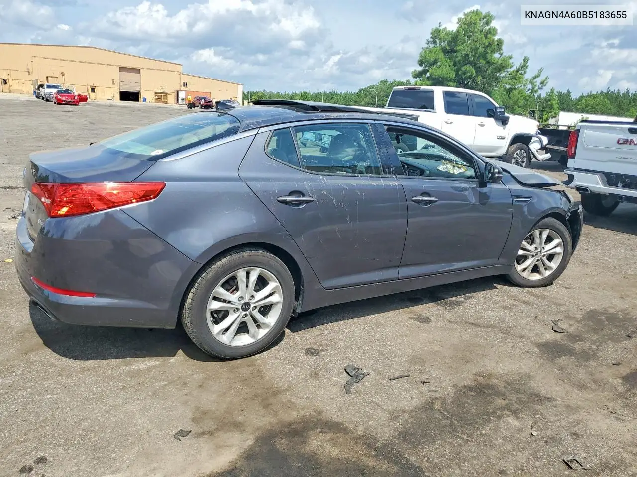 2011 Kia Optima Ex Turbo VIN: KNAGN4A60B5183655 Lot: 61892466