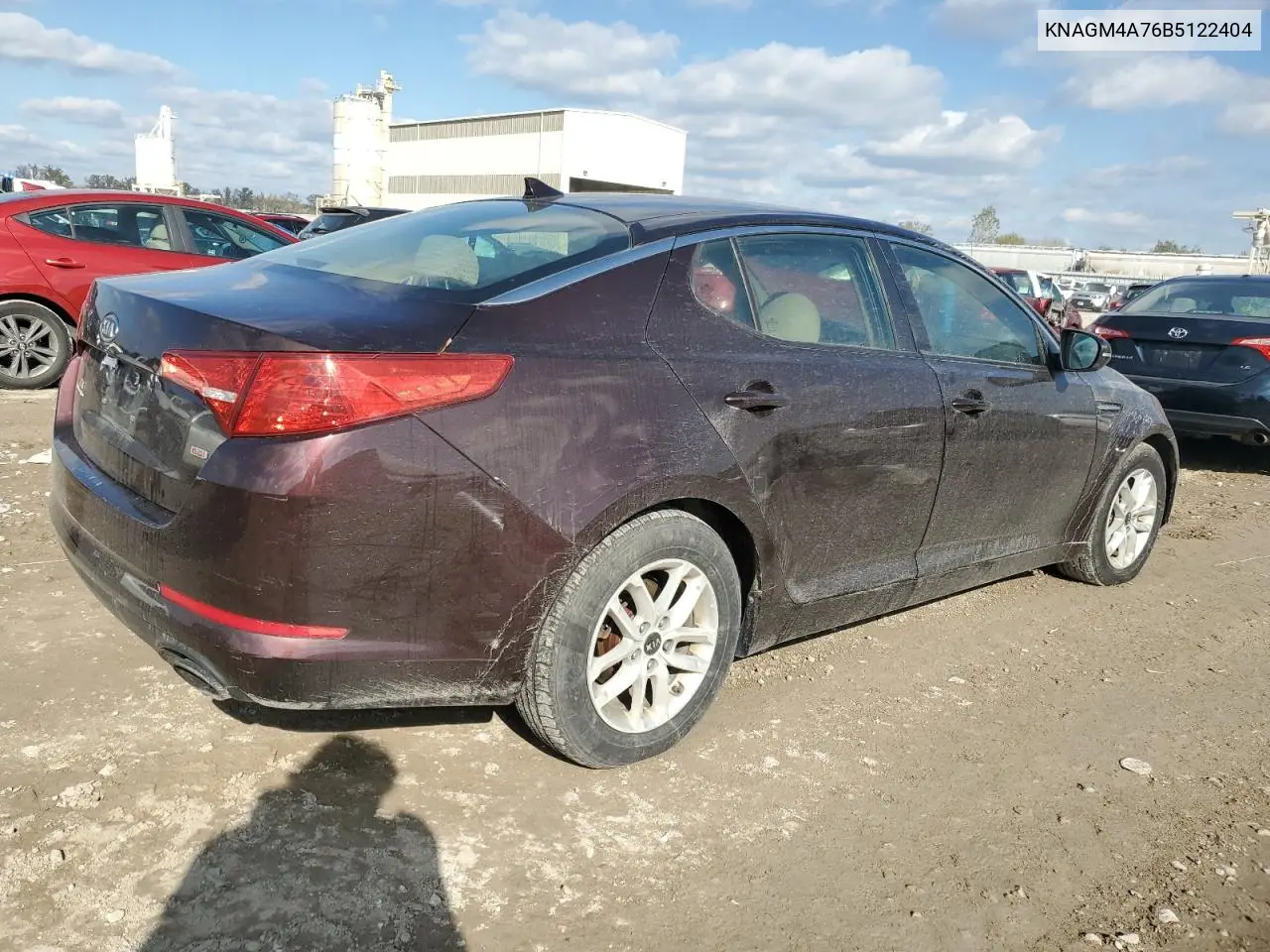 KNAGM4A76B5122404 2011 Kia Optima Lx