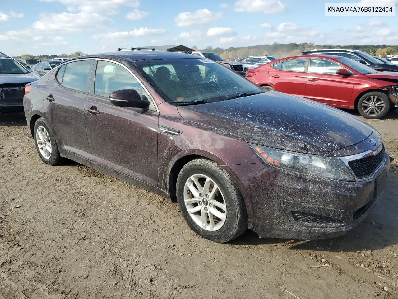 KNAGM4A76B5122404 2011 Kia Optima Lx