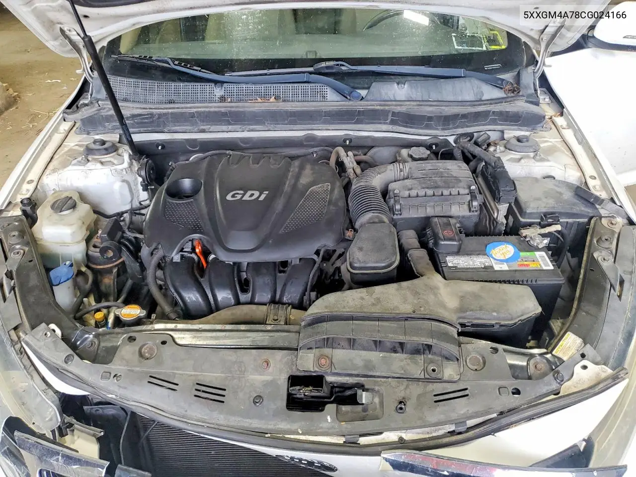 2012 Kia Optima Lx VIN: 5XXGM4A78CG024166 Lot: 59334736
