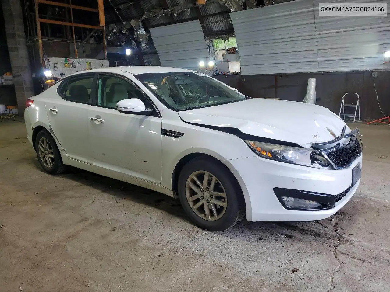 2012 Kia Optima Lx VIN: 5XXGM4A78CG024166 Lot: 59334736
