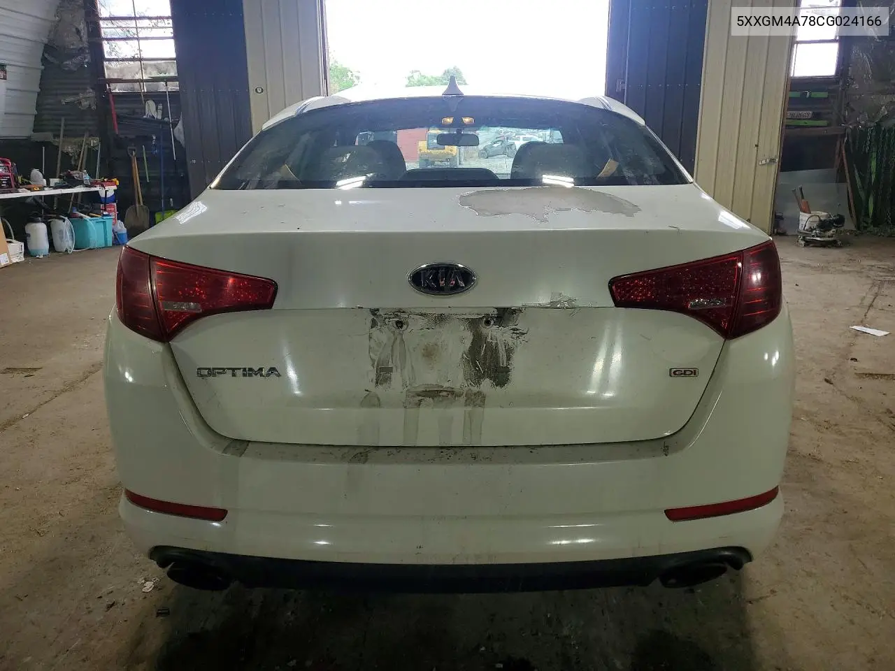 2012 Kia Optima Lx VIN: 5XXGM4A78CG024166 Lot: 59334736