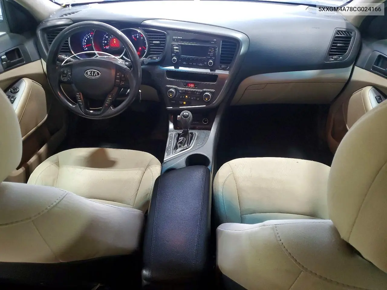 2012 Kia Optima Lx VIN: 5XXGM4A78CG024166 Lot: 59334736