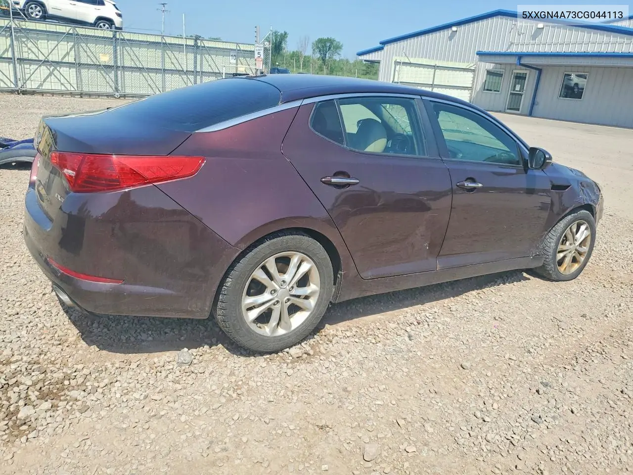 2012 Kia Optima Ex VIN: 5XXGN4A73CG044113 Lot: 59641176