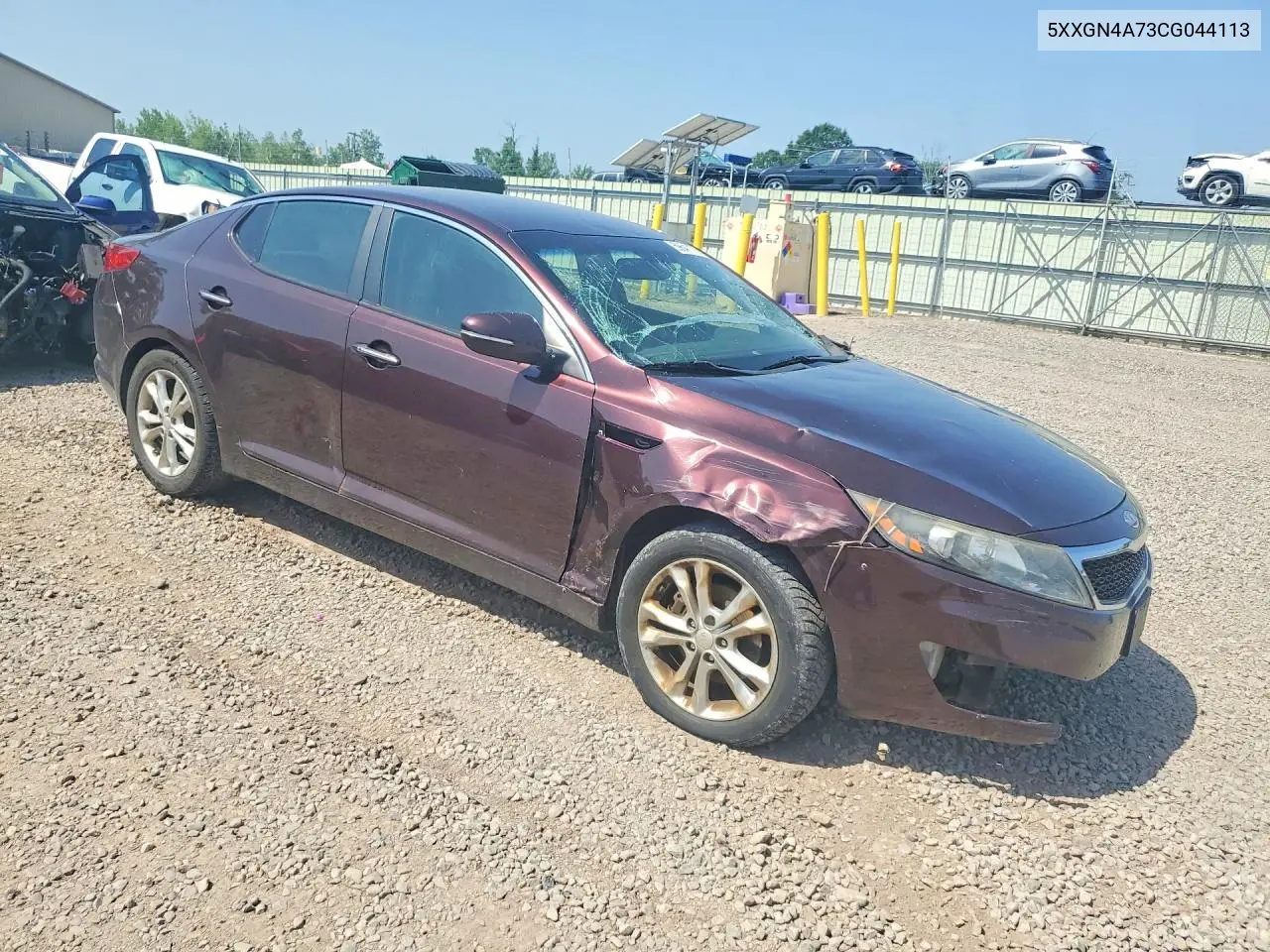 2012 Kia Optima Ex VIN: 5XXGN4A73CG044113 Lot: 59641176
