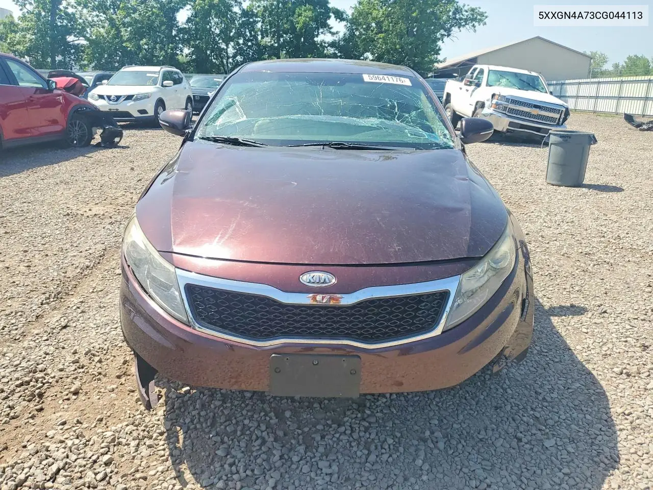 2012 Kia Optima Ex VIN: 5XXGN4A73CG044113 Lot: 59641176
