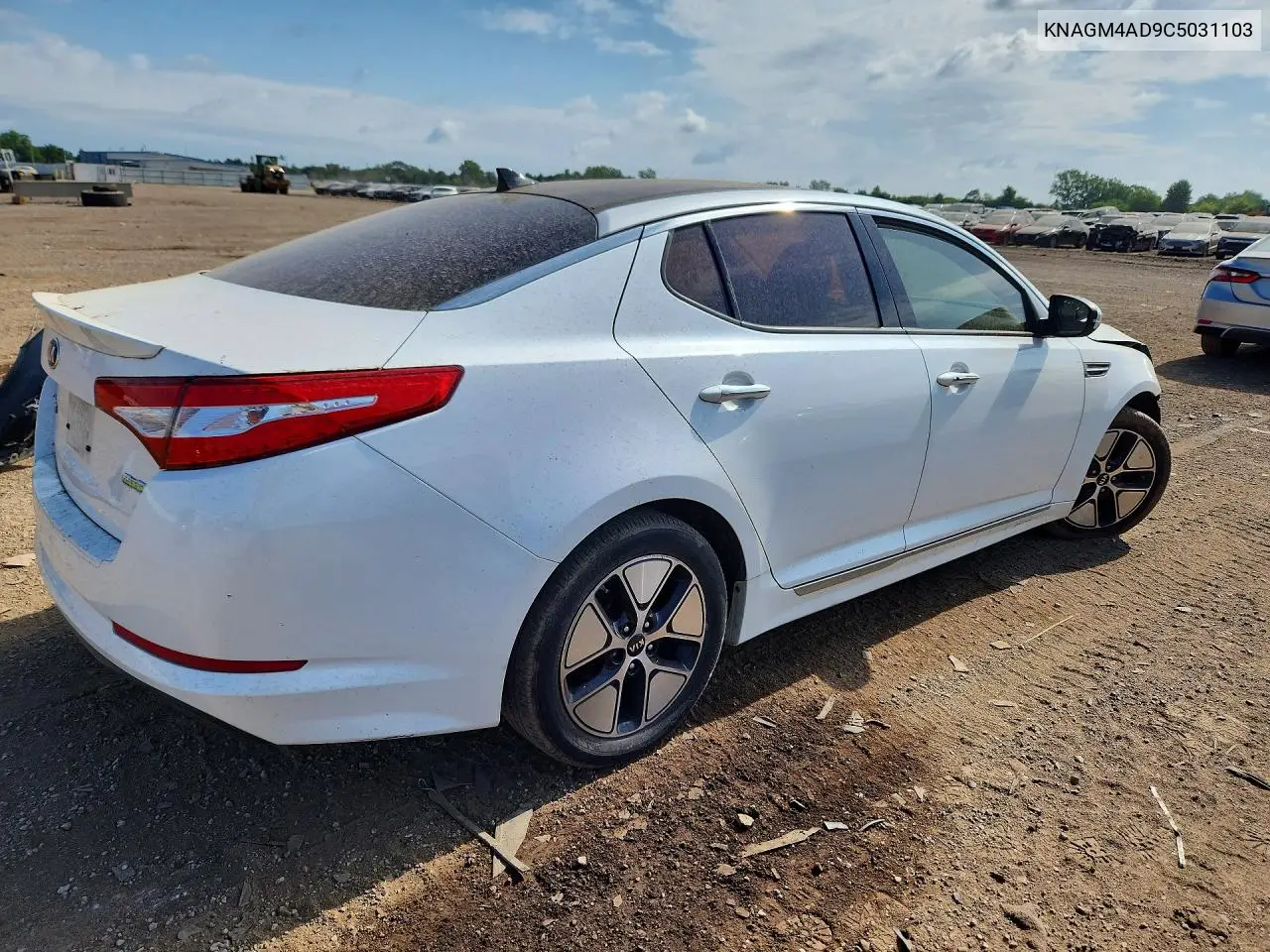 2012 Kia Optima Hybrid VIN: KNAGM4AD9C5031103 Lot: 61490346