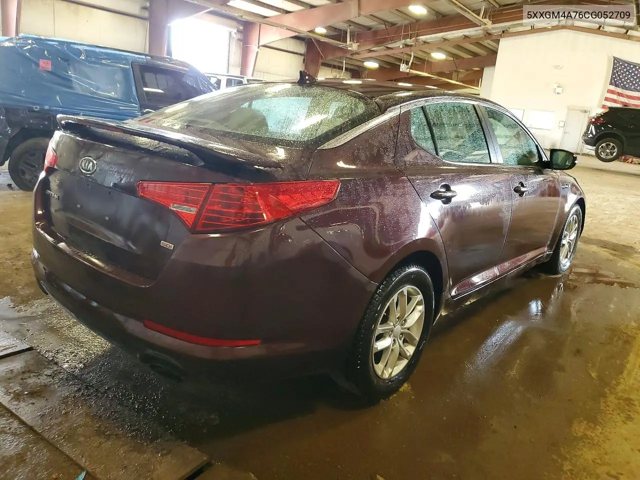 2012 Kia Optima Lx VIN: 5XXGM4A76CG052709 Lot: 62053606