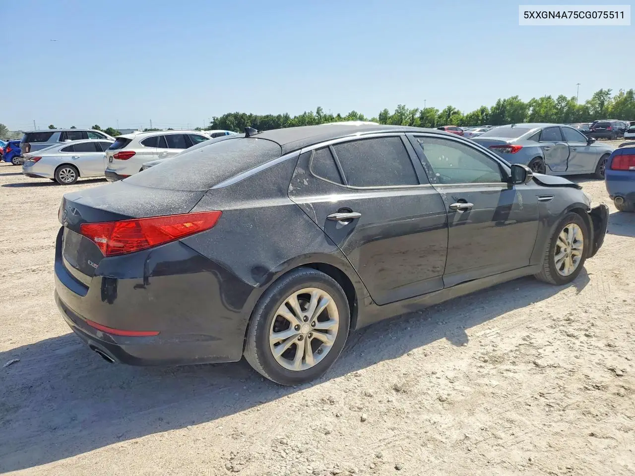 2012 Kia Optima Ex VIN: 5XXGN4A75CG075511 Lot: 62145536