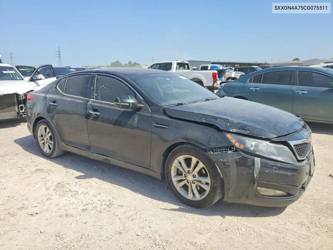 2012 Kia Optima Ex VIN: 5XXGN4A75CG075511 Lot: 62145536