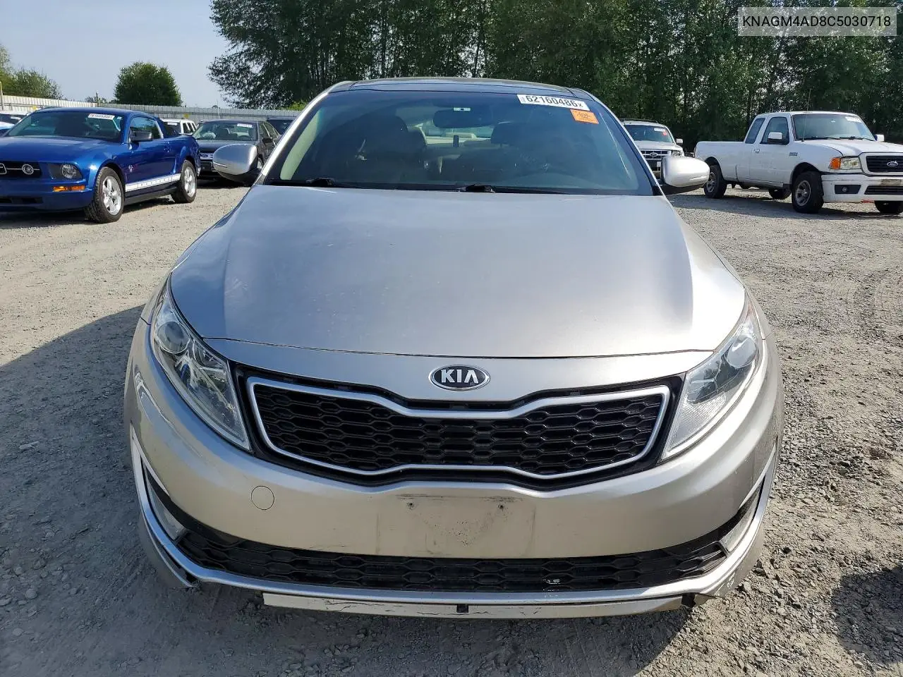2012 Kia Optima Hybrid VIN: KNAGM4AD8C5030718 Lot: 62160486