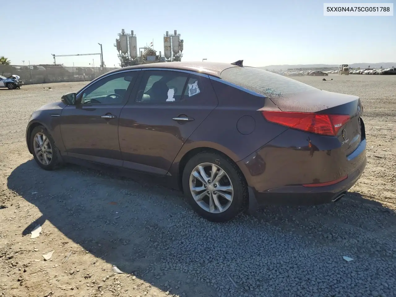 5XXGN4A75CG051788 2012 Kia Optima Ex