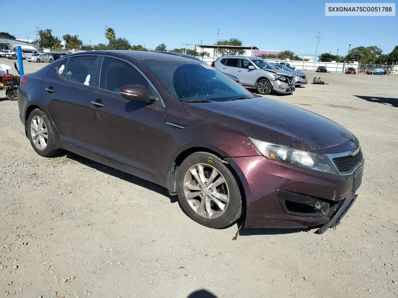 5XXGN4A75CG051788 2012 Kia Optima Ex