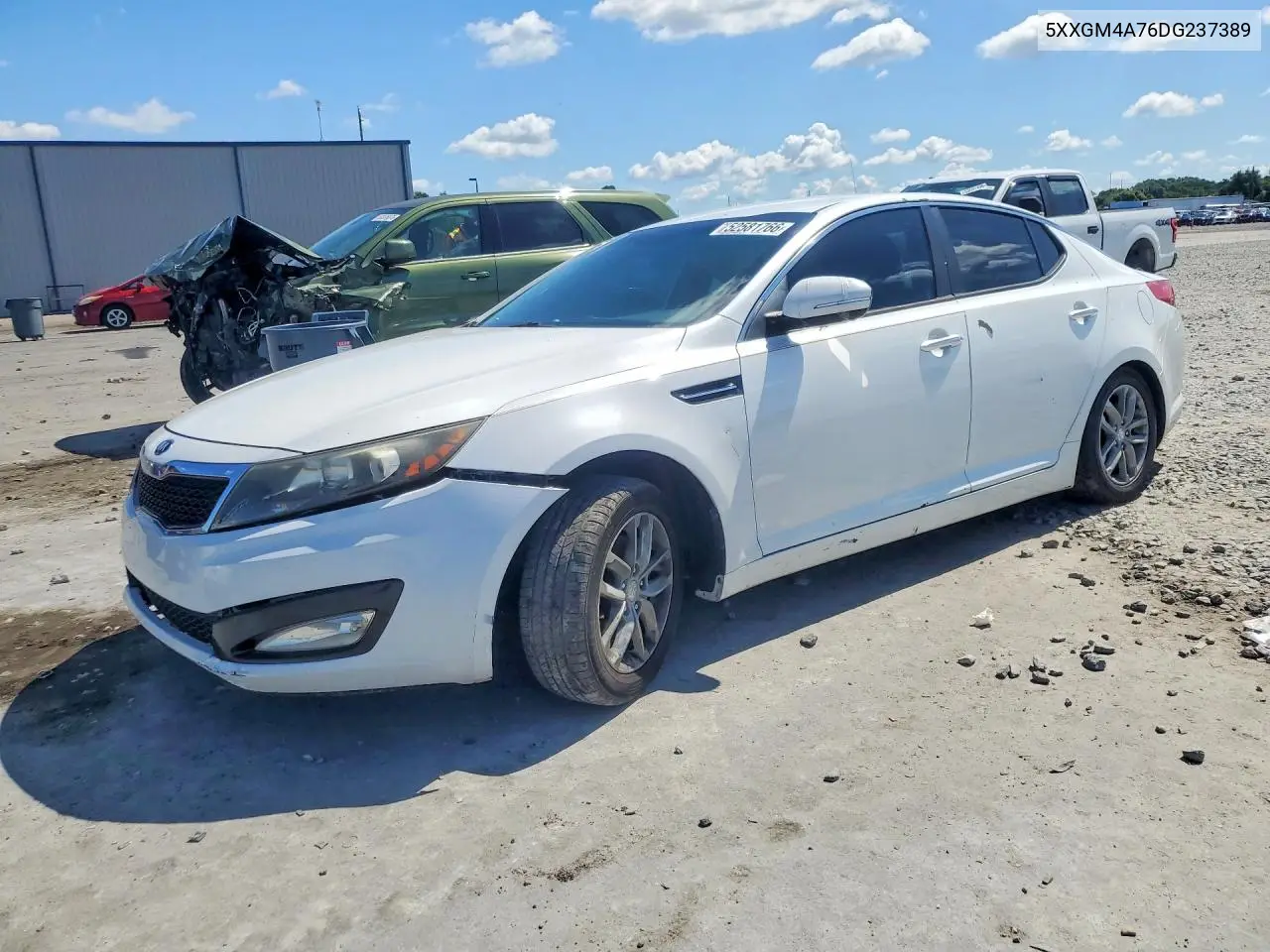 2013 Kia Optima Lx VIN: 5XXGM4A76DG237389 Lot: 52581766
