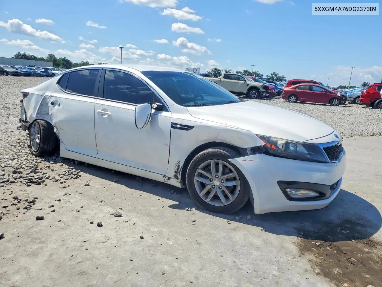 2013 Kia Optima Lx VIN: 5XXGM4A76DG237389 Lot: 52581766