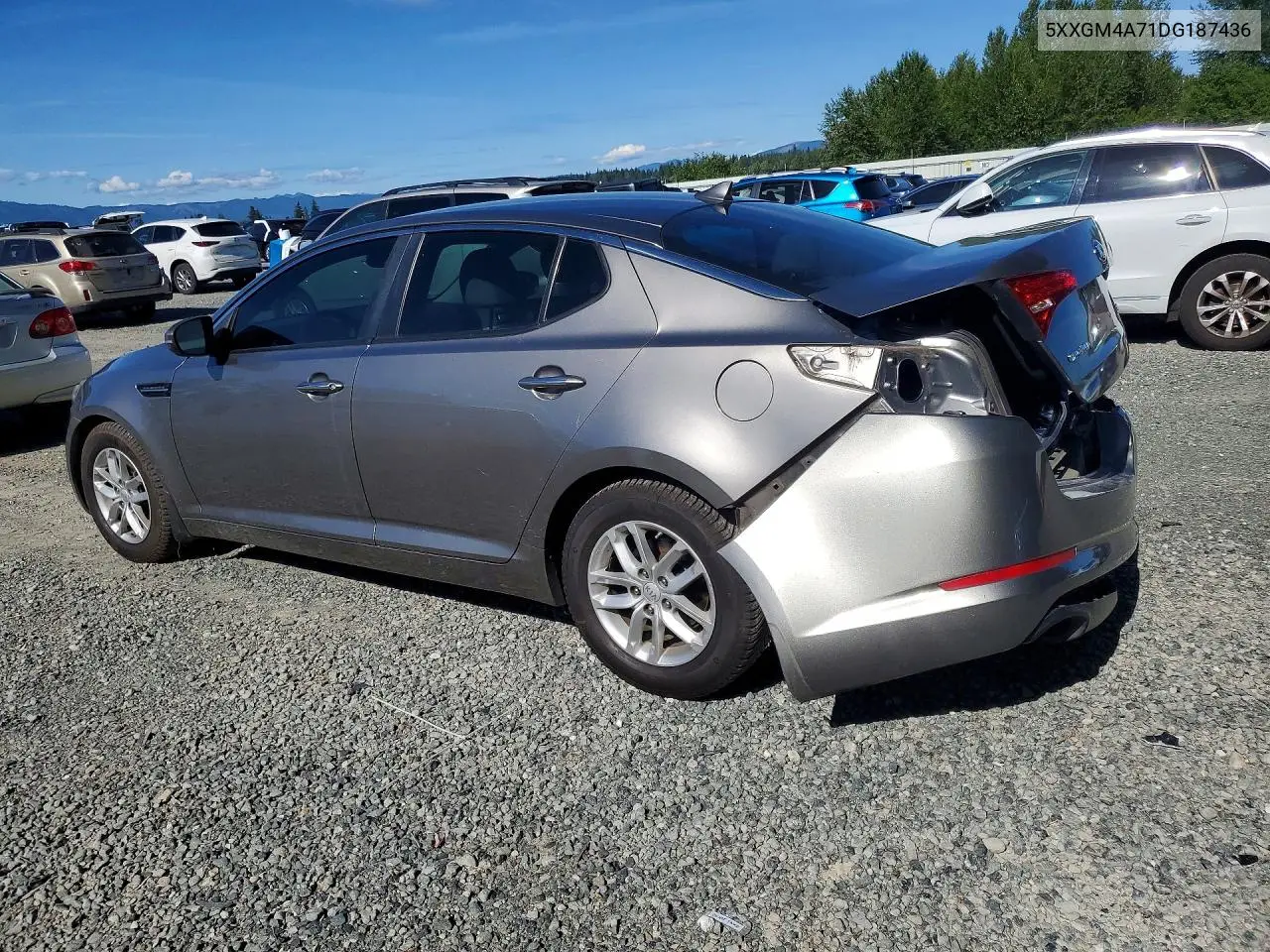 2013 Kia Optima VIN: 5XXGM4A71DG187436 Lot: 56539596