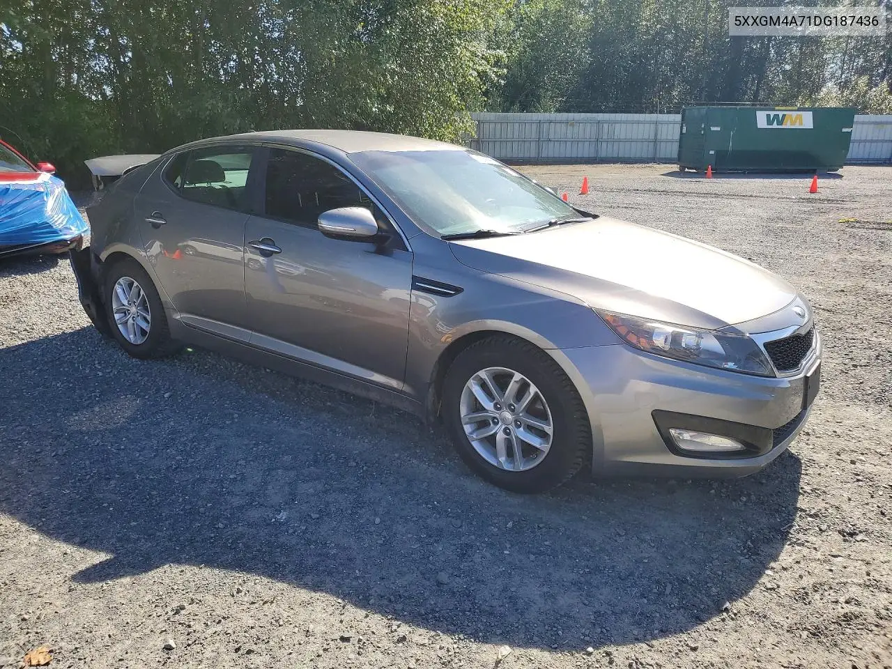2013 Kia Optima VIN: 5XXGM4A71DG187436 Lot: 56539596