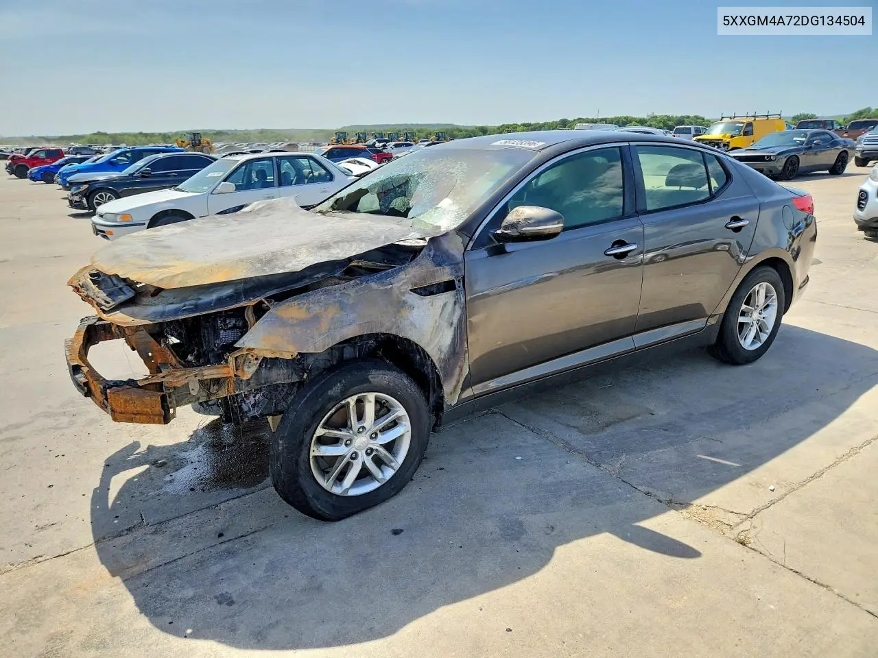 2013 Kia Optima Lx VIN: 5XXGM4A72DG134504 Lot: 58125396