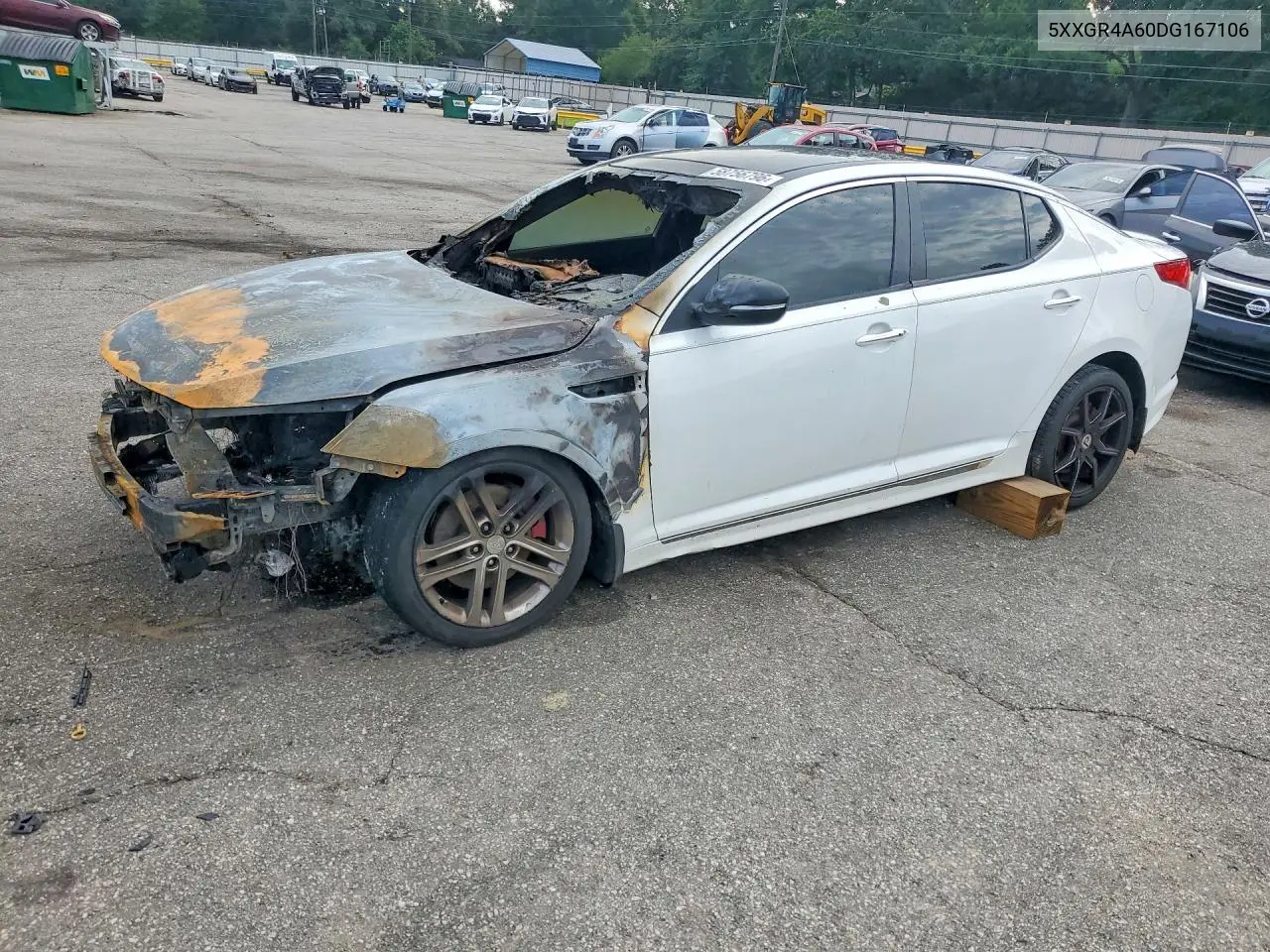 2013 Kia Optima Sx VIN: 5XXGR4A60DG167106 Lot: 58756796