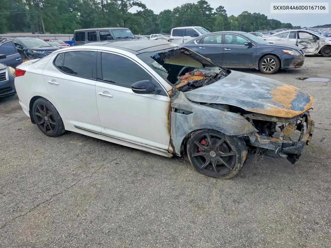 2013 Kia Optima Sx VIN: 5XXGR4A60DG167106 Lot: 58756796
