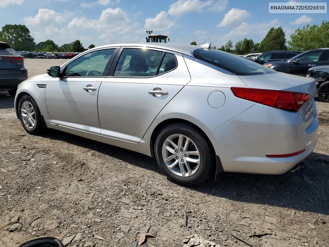 2013 Kia Optima Lx VIN: KNAGM4A72D5326510 Lot: 59152556