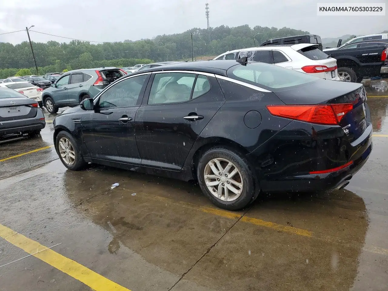 2013 Kia Optima Lx VIN: KNAGM4A76D5303229 Lot: 60170596
