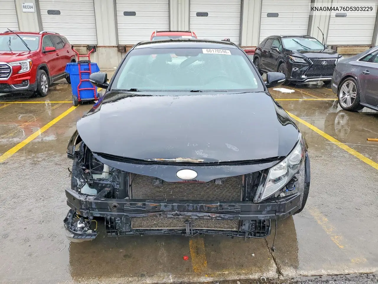 2013 Kia Optima Lx VIN: KNAGM4A76D5303229 Lot: 60170596