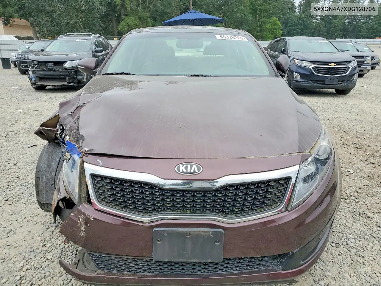 2013 Kia Optima Ex VIN: 5XXGN4A7XDG128706 Lot: 60328286