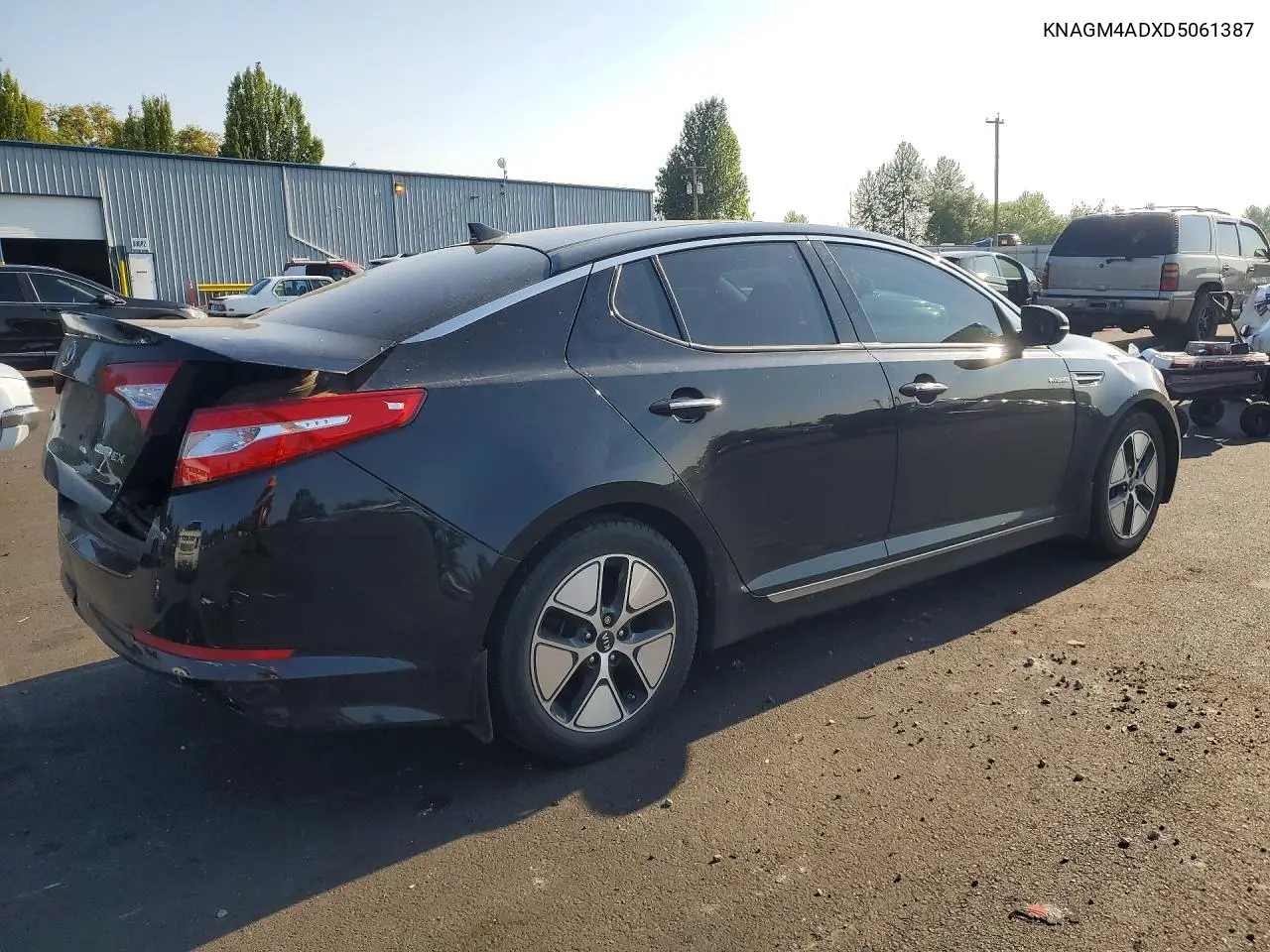 2013 Kia Optima Hybrid VIN: KNAGM4ADXD5061387 Lot: 60809626