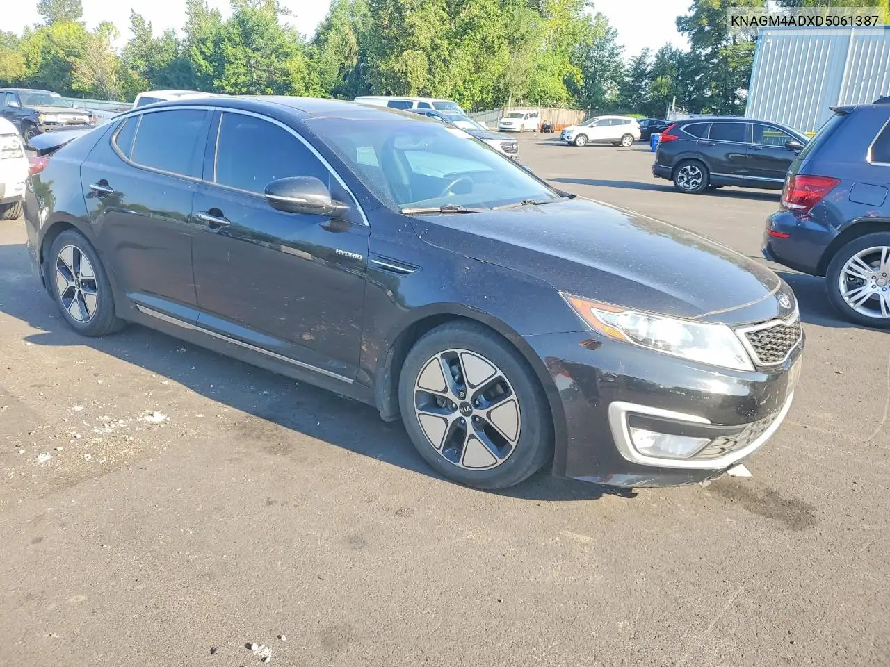 2013 Kia Optima Hybrid VIN: KNAGM4ADXD5061387 Lot: 60809626