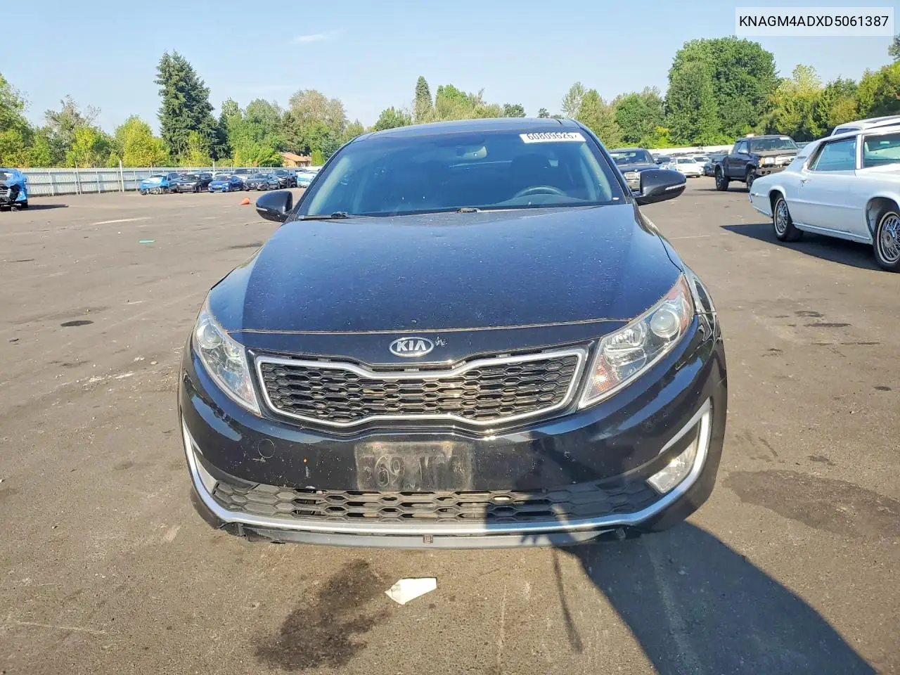 2013 Kia Optima Hybrid VIN: KNAGM4ADXD5061387 Lot: 60809626
