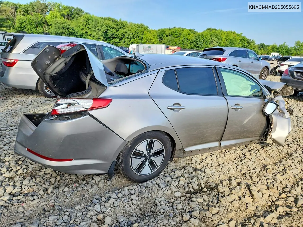 2013 Kia Optima Hybrid VIN: KNAGM4AD2D5055695 Lot: 61049956