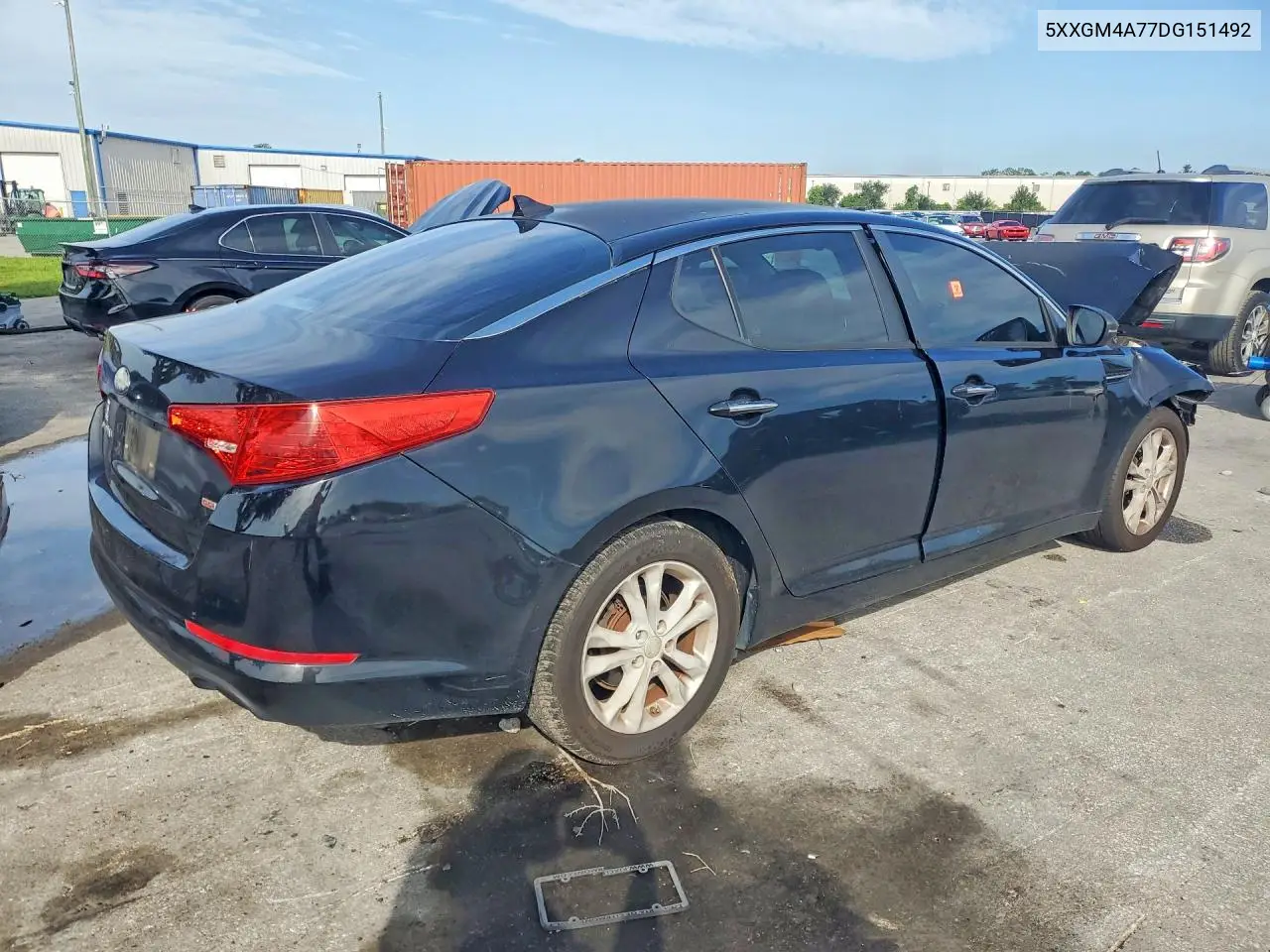 2013 Kia Optima Lx VIN: 5XXGM4A77DG151492 Lot: 61680326