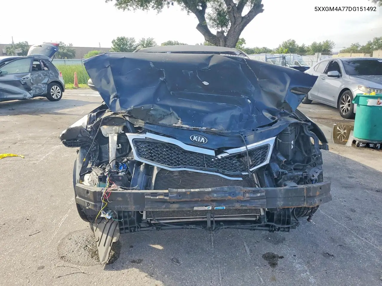 2013 Kia Optima Lx VIN: 5XXGM4A77DG151492 Lot: 61680326