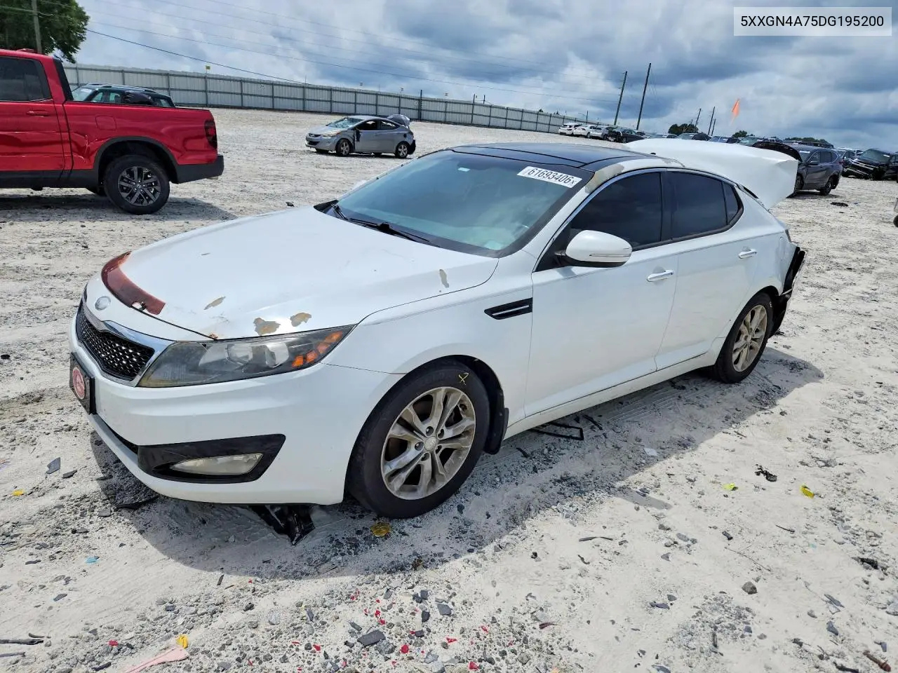 2013 Kia Optima Ex VIN: 5XXGN4A75DG195200 Lot: 61693406
