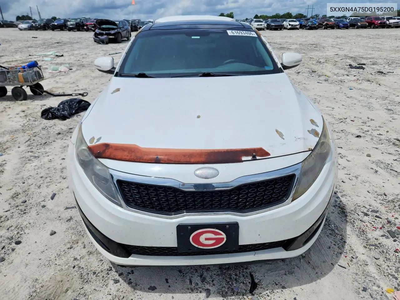 2013 Kia Optima Ex VIN: 5XXGN4A75DG195200 Lot: 61693406
