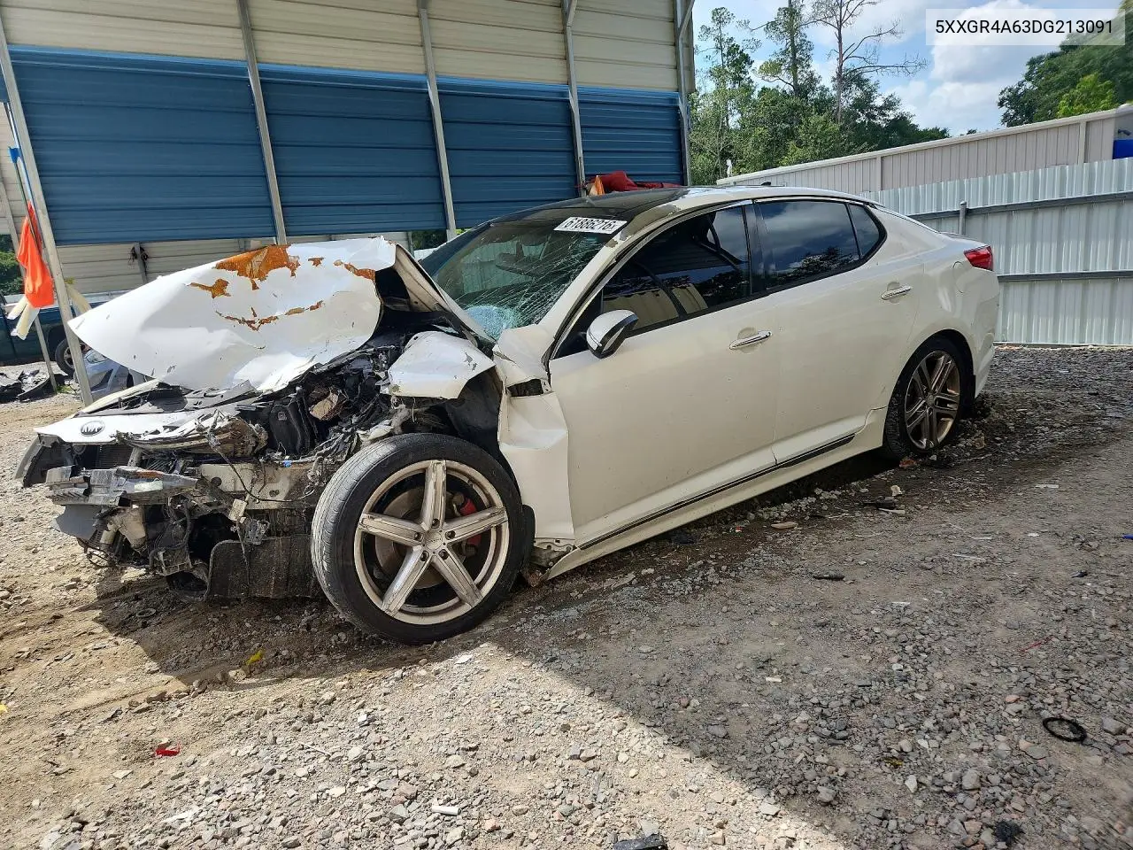 2013 Kia Optima Sx VIN: 5XXGR4A63DG213091 Lot: 61886216