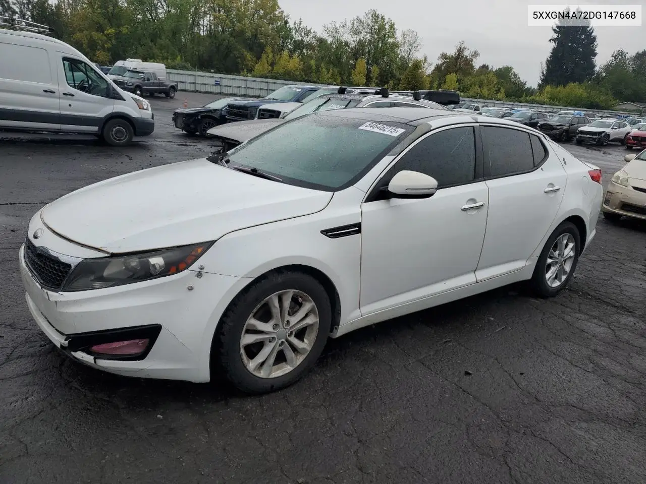 5XXGN4A72DG147668 2013 Kia Optima Ex