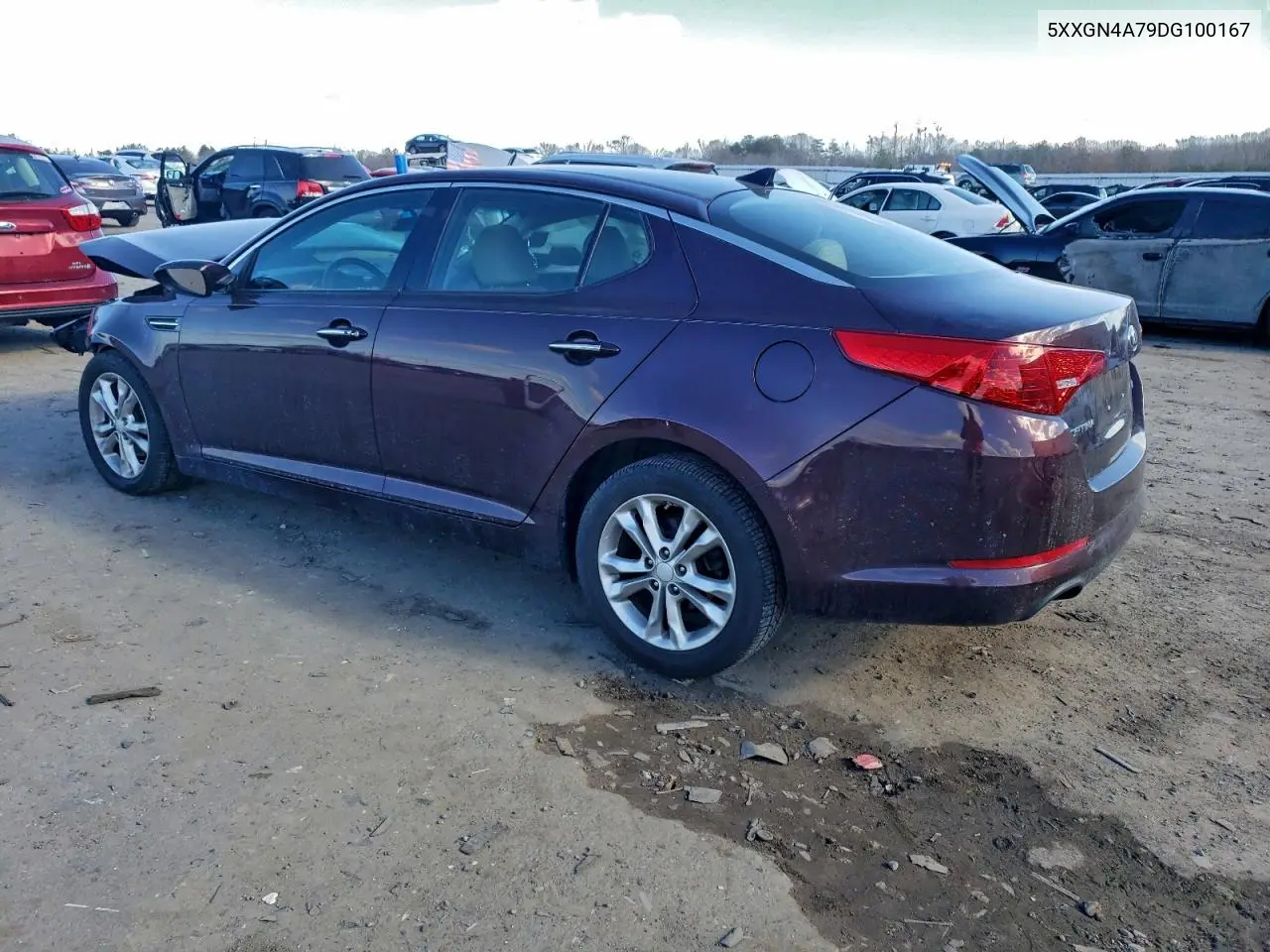 5XXGN4A79DG100167 2013 Kia Optima Ex