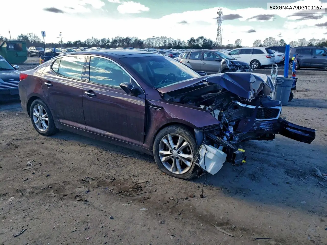 5XXGN4A79DG100167 2013 Kia Optima Ex