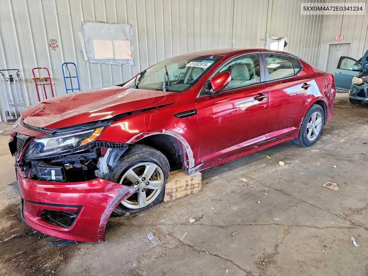 2014 Kia Optima Lx VIN: 5XXGM4A72EG341234 Lot: 61062976