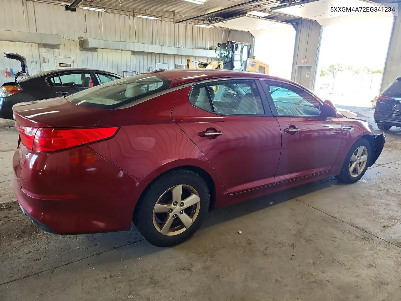 2014 Kia Optima Lx VIN: 5XXGM4A72EG341234 Lot: 61062976