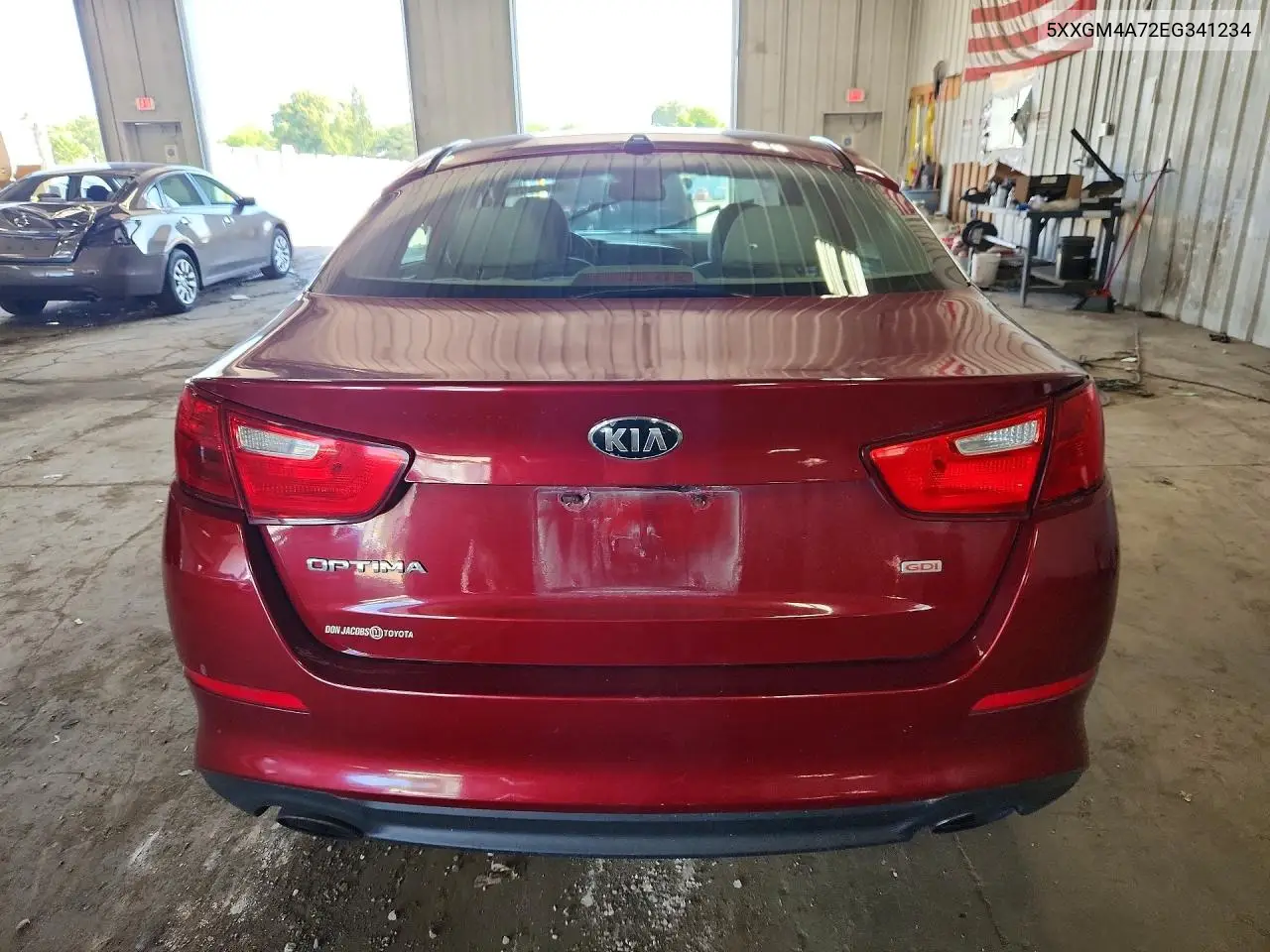 2014 Kia Optima Lx VIN: 5XXGM4A72EG341234 Lot: 61062976
