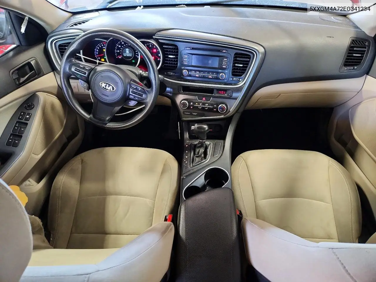 2014 Kia Optima Lx VIN: 5XXGM4A72EG341234 Lot: 61062976
