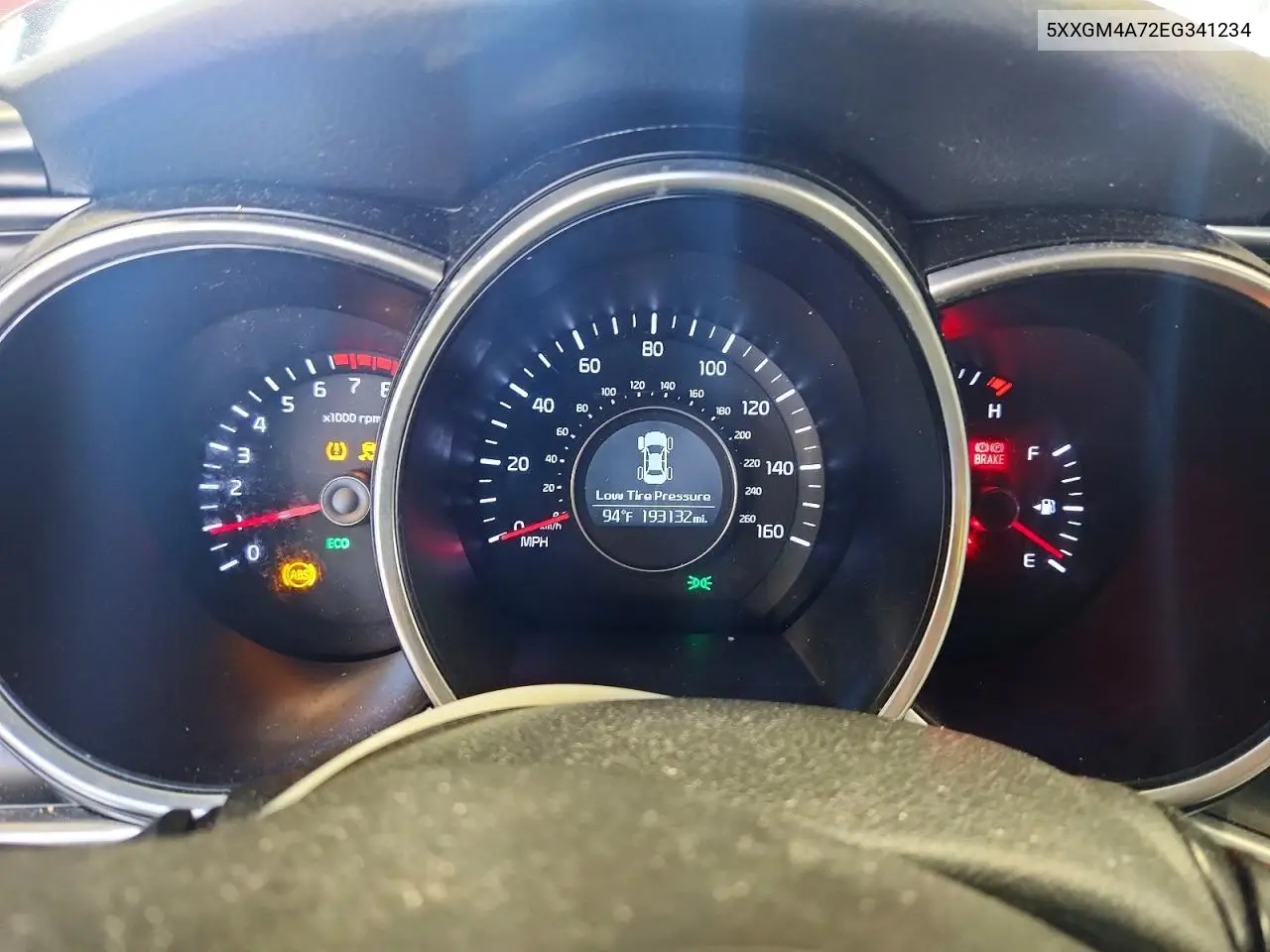 2014 Kia Optima Lx VIN: 5XXGM4A72EG341234 Lot: 61062976