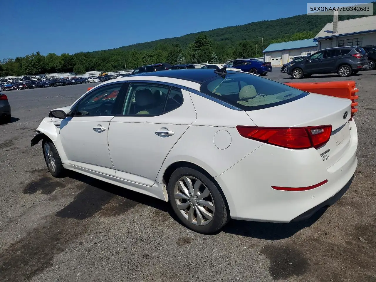 2014 Kia Optima Ex VIN: 5XXGN4A77EG342683 Lot: 61585256