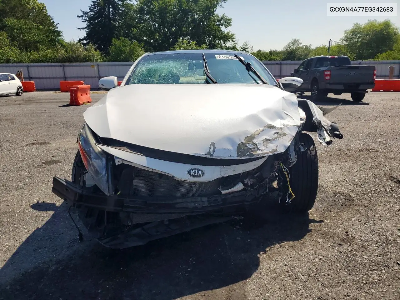 2014 Kia Optima Ex VIN: 5XXGN4A77EG342683 Lot: 61585256