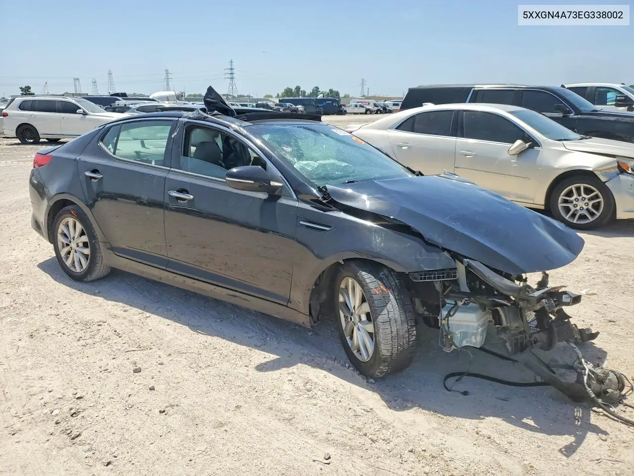2014 Kia Optima Ex VIN: 5XXGN4A73EG338002 Lot: 61902106